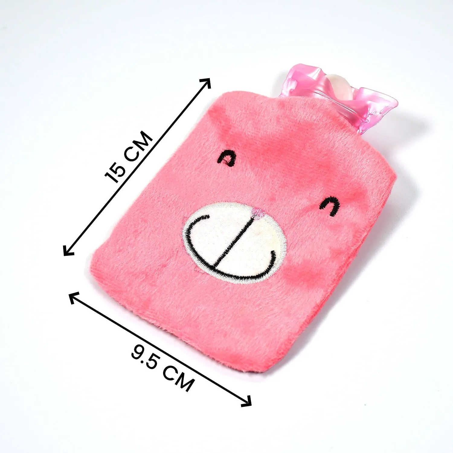 6502 Pink small Hot Water Bag with Cover for Pain Relief, Neck, Shoulder Pain and Hand, Feet Warmer, Menstrual Cramps.