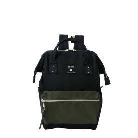 Anello Cross Bottle Backpack Small in Navy Olive