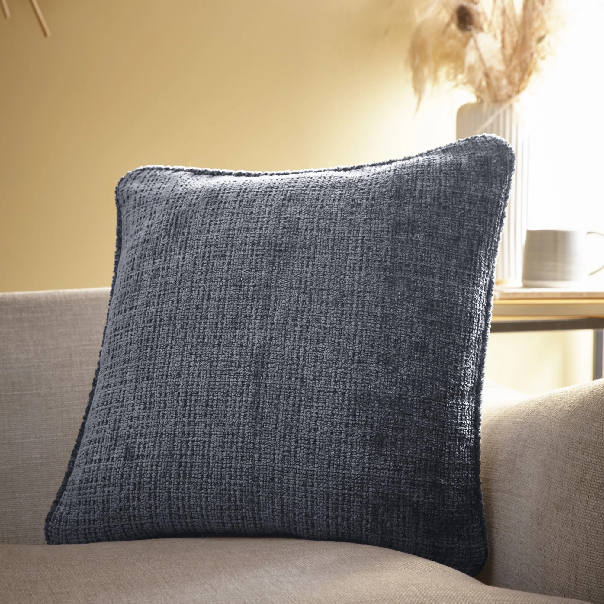 Appletree Loft Alba Cushion - Charcoal