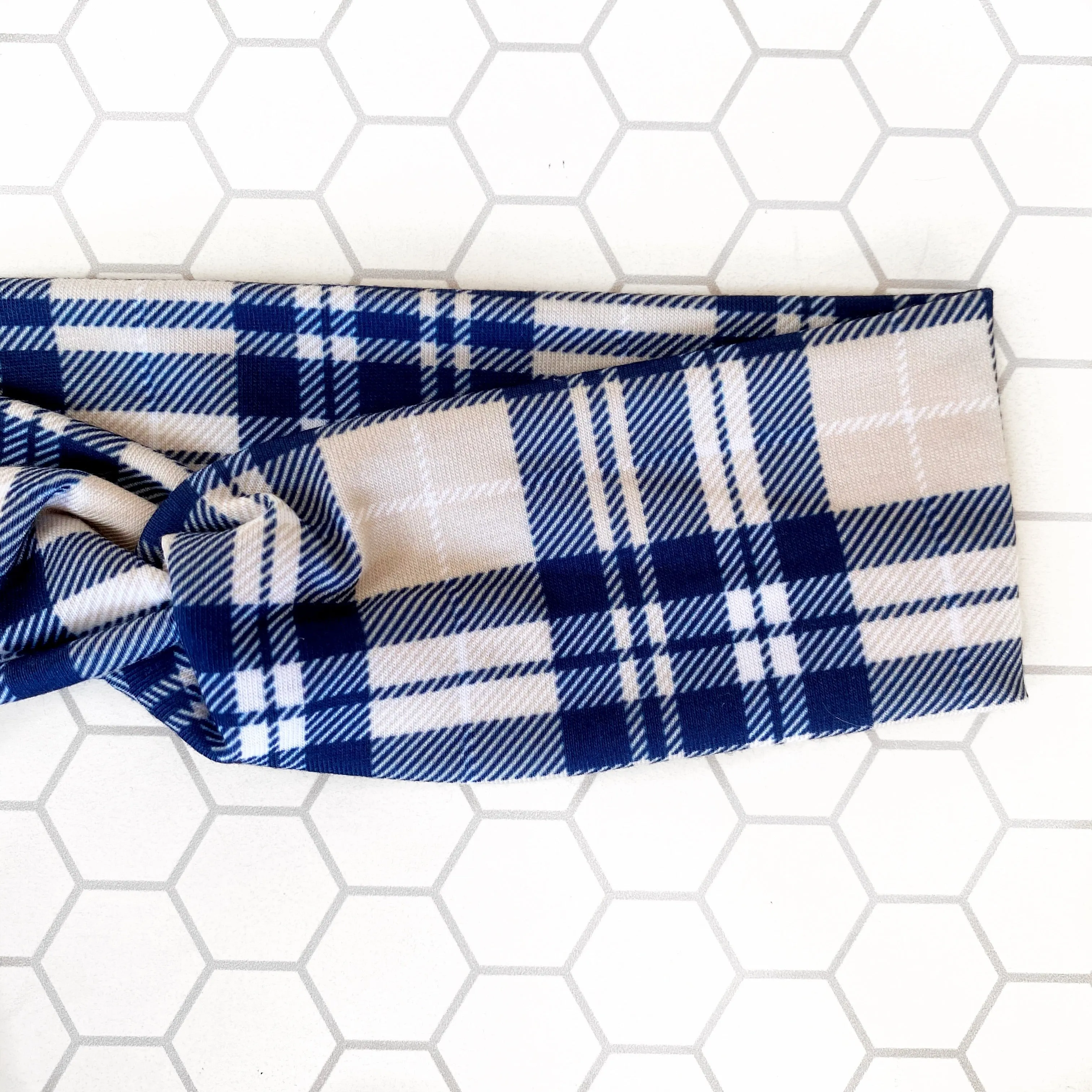 As If Plaid Knotties Headband