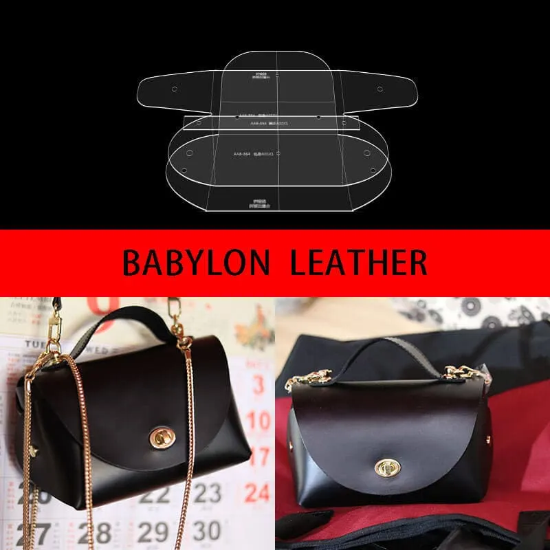 BABYLON™ Minimalist Shoulder Bag Leather Craft Pattern AAB-864