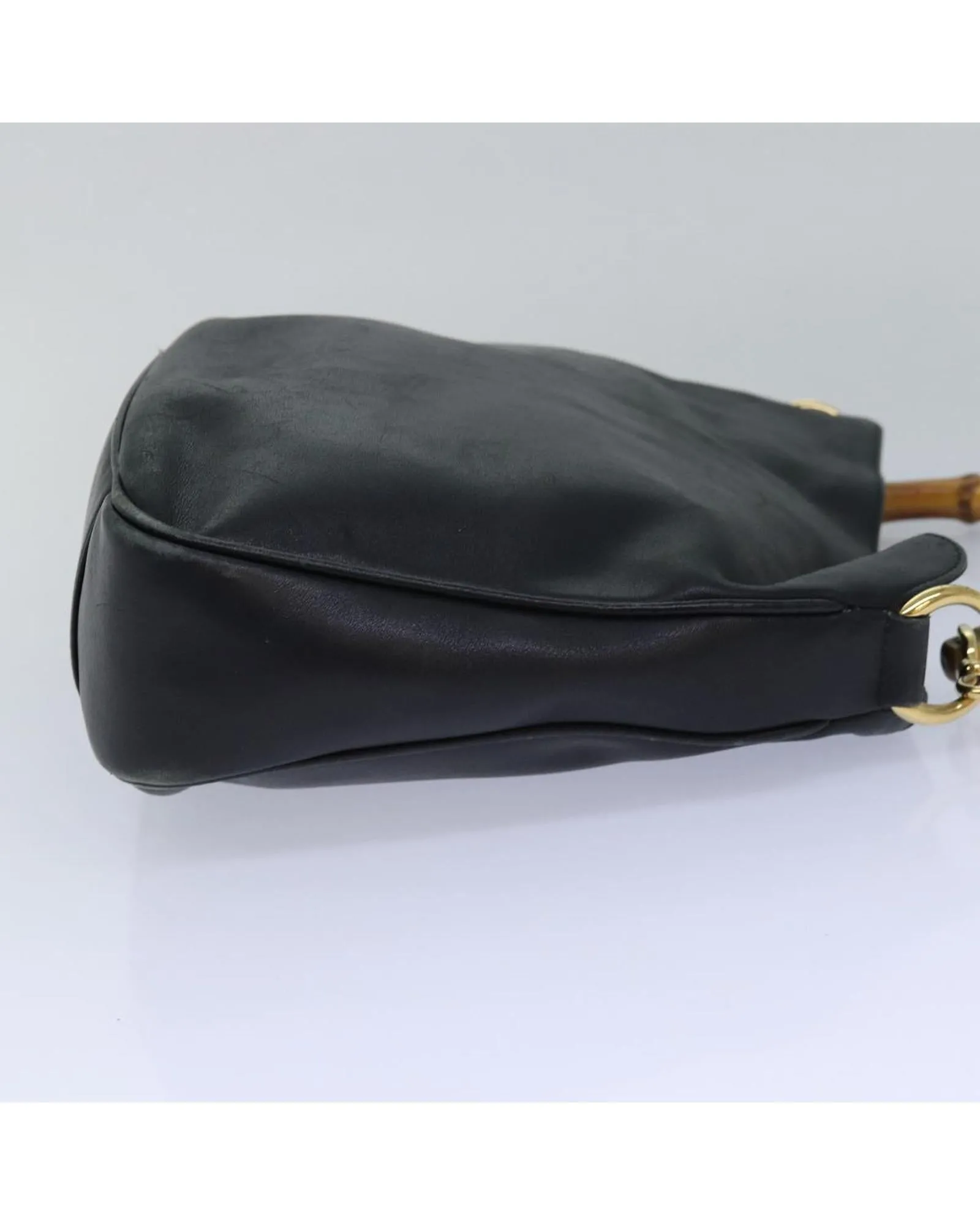 Bamboo Leather Handbag with Dust Bag