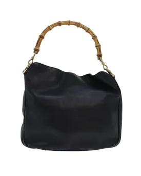 Bamboo Leather Handbag with Dust Bag