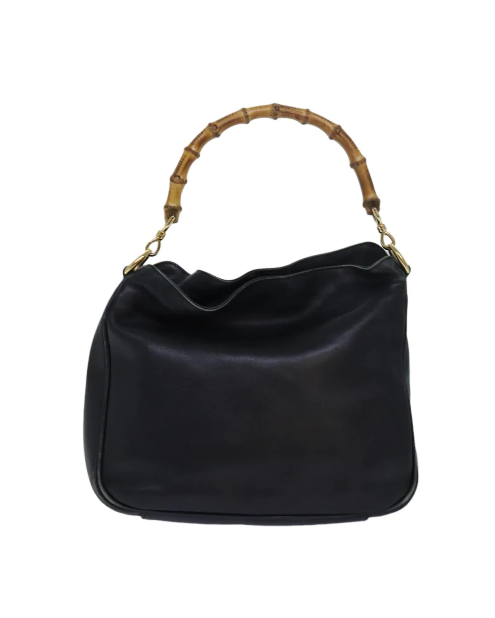 Bamboo Leather Handbag with Dust Bag