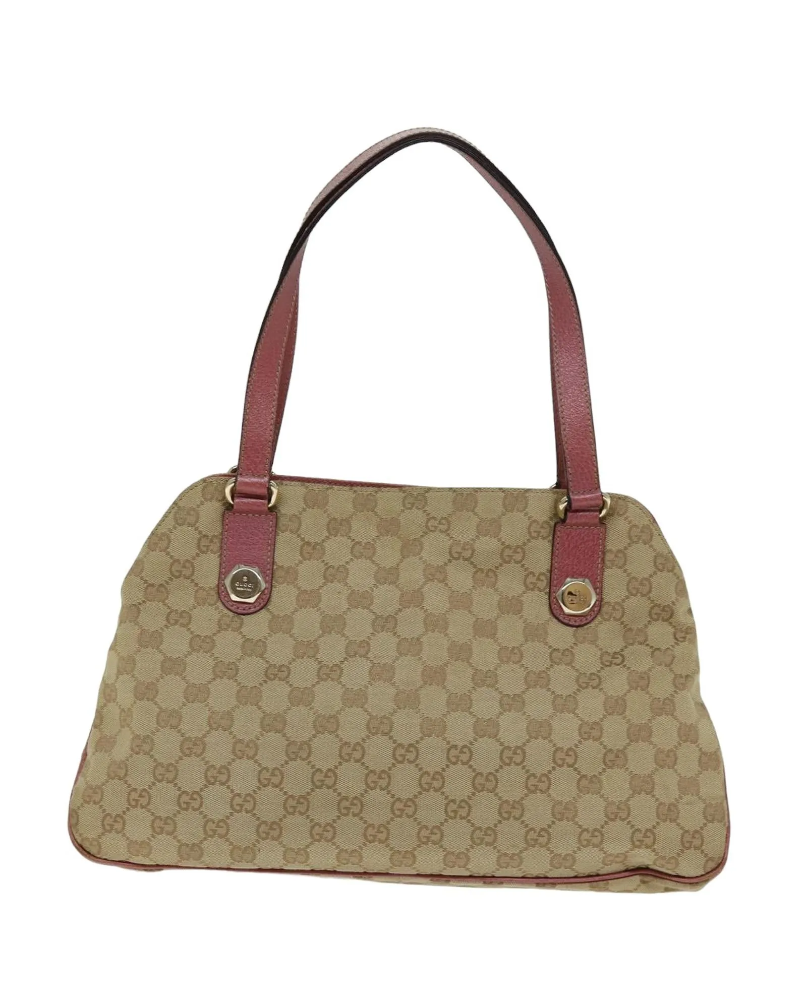 Beige GG Canvas Tote Bag with Handle