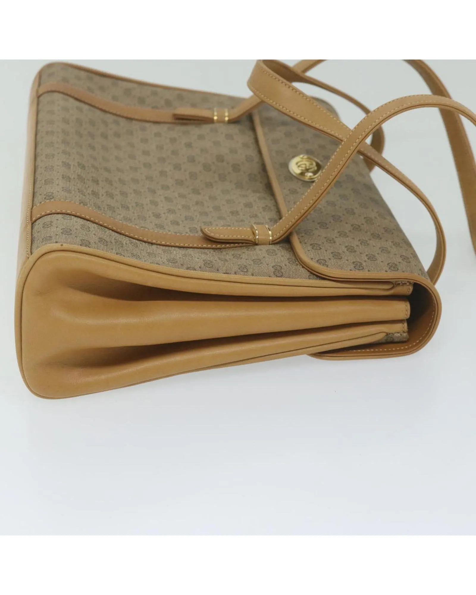 Beige Micro GG Supreme Hand Bag with Small GG Canvas by Italian Designer