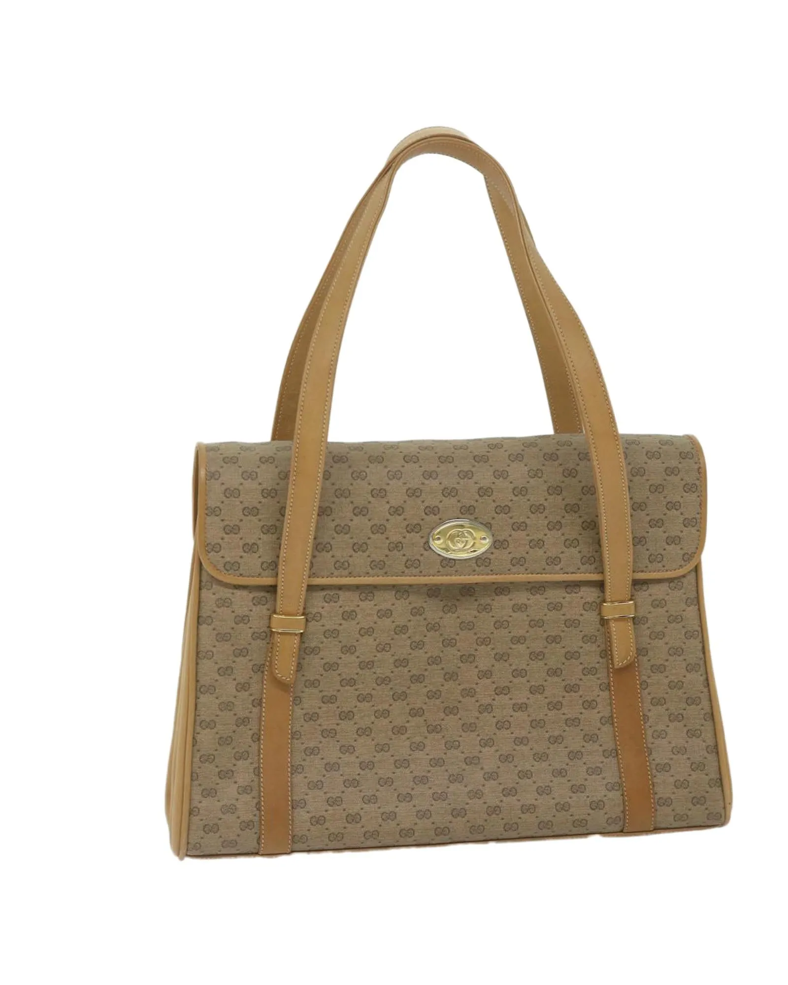 Beige Micro GG Supreme Hand Bag with Small GG Canvas by Italian Designer