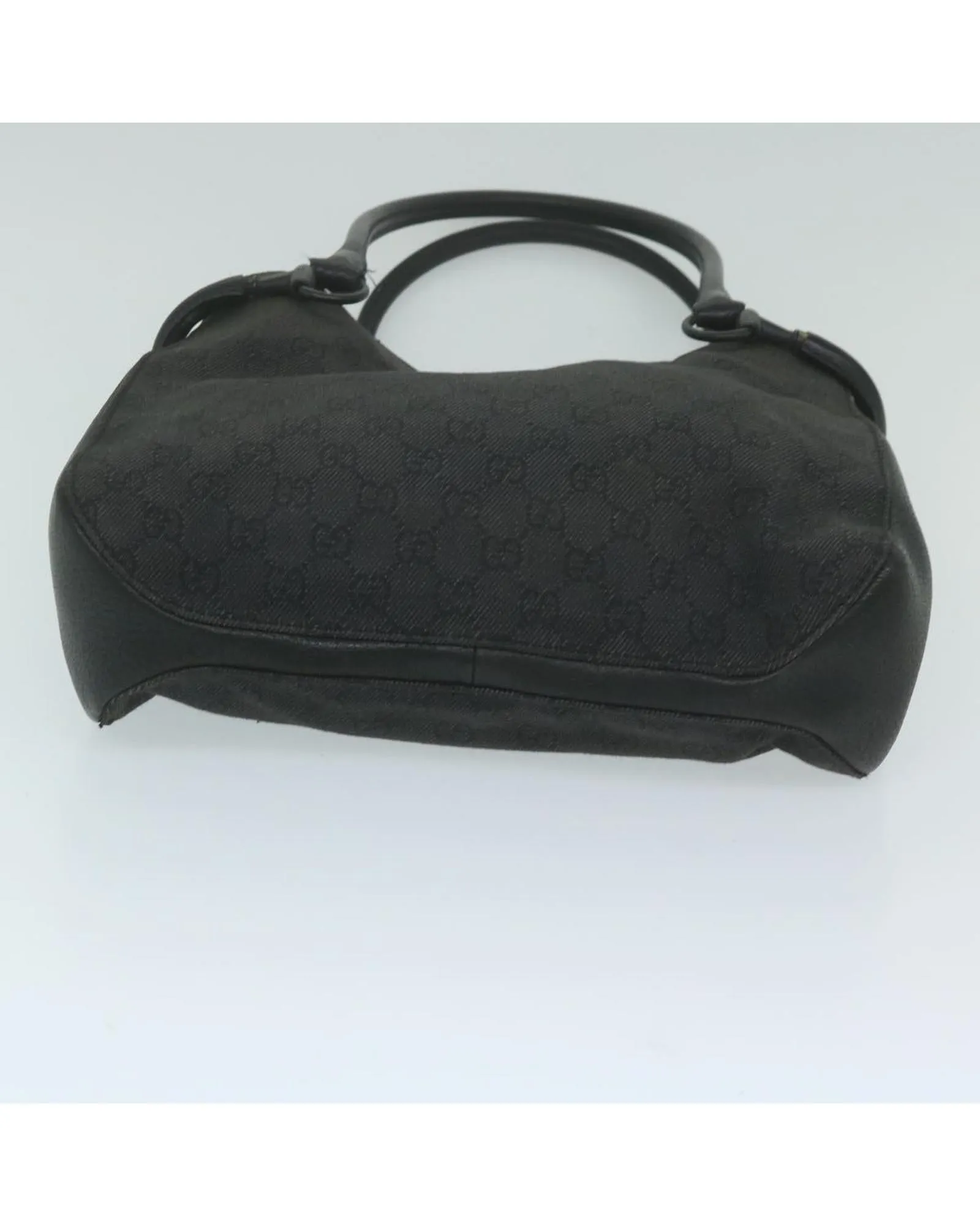 Black GG Canvas Shoulder Bag