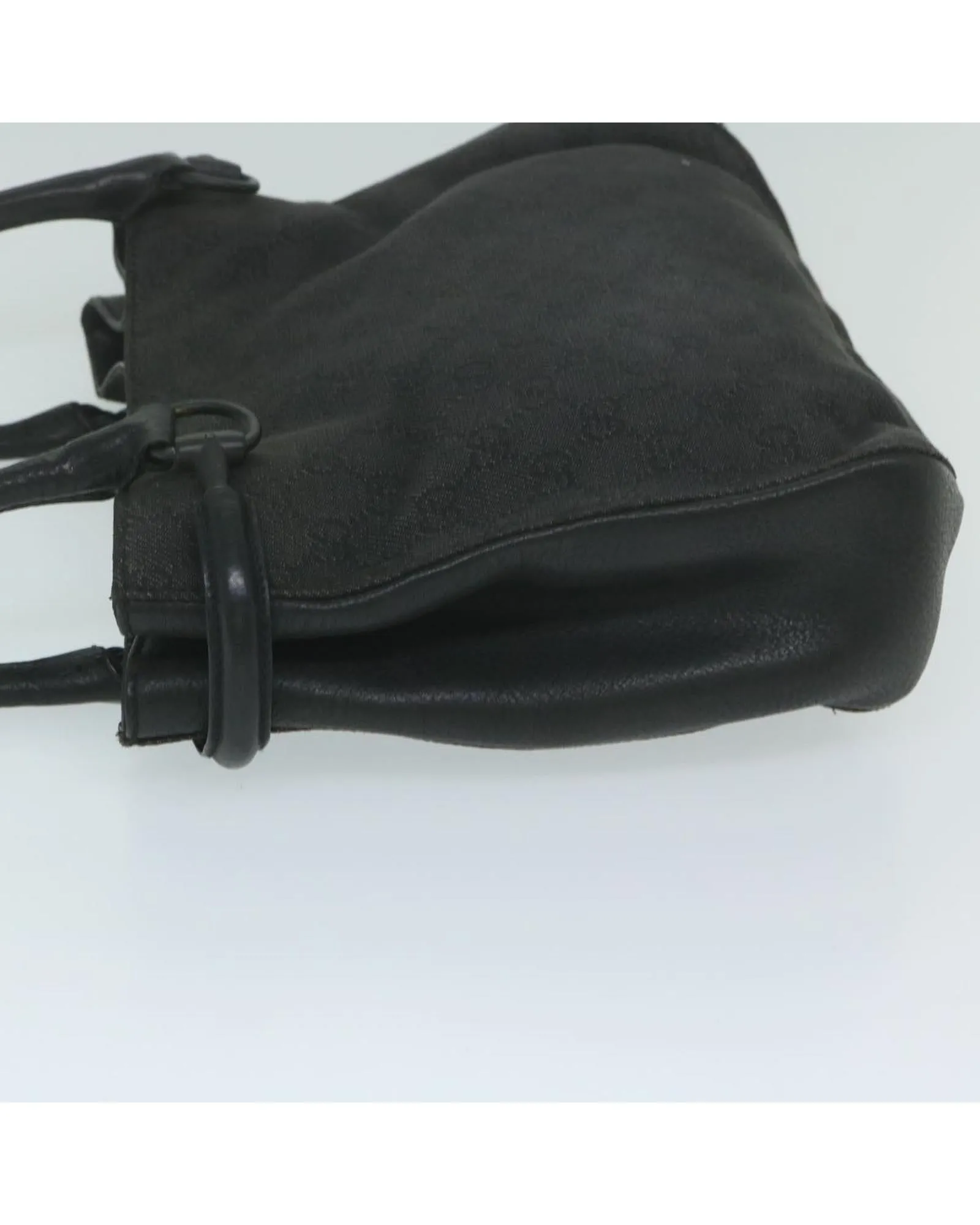 Black GG Canvas Shoulder Bag