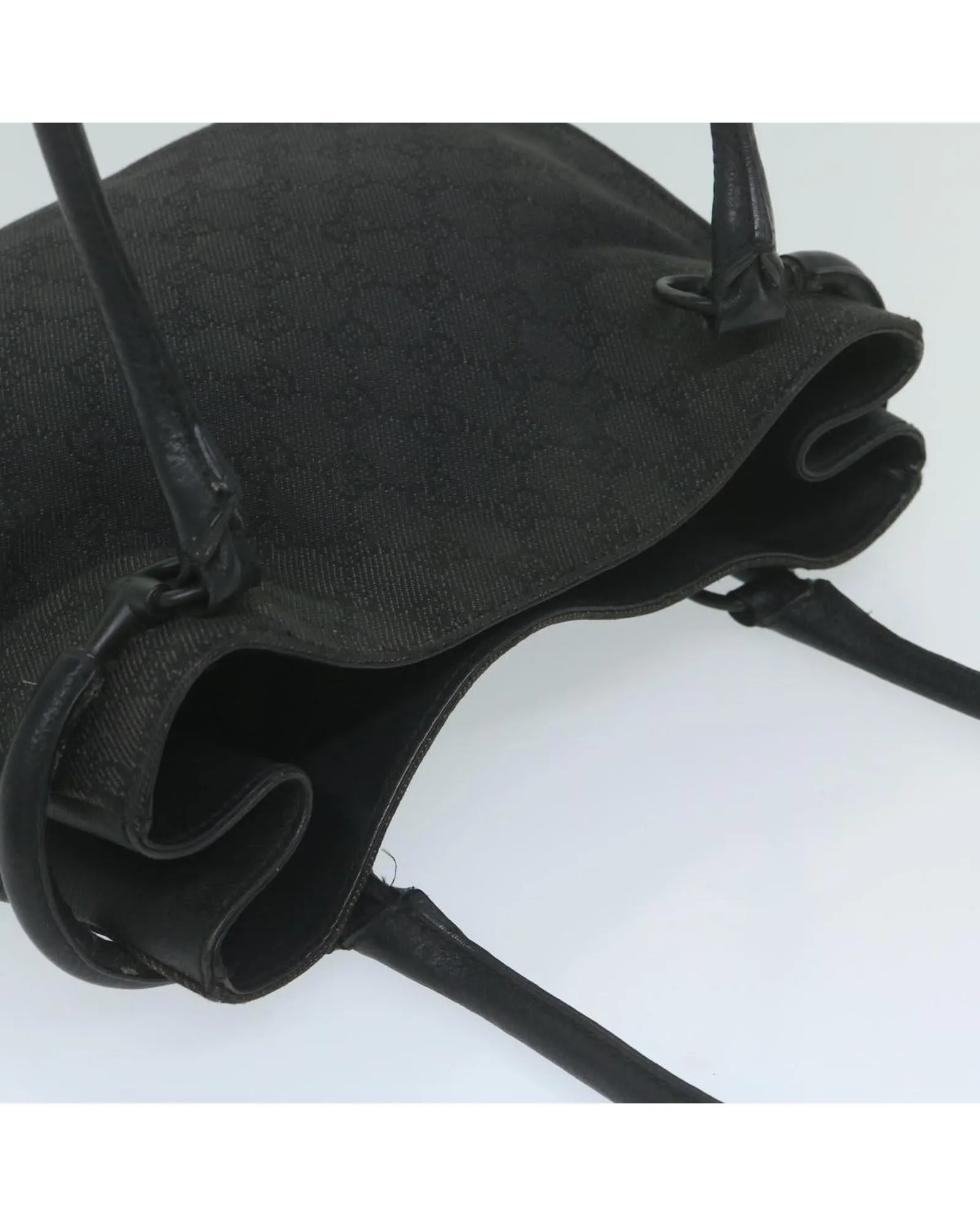 Black GG Canvas Shoulder Bag