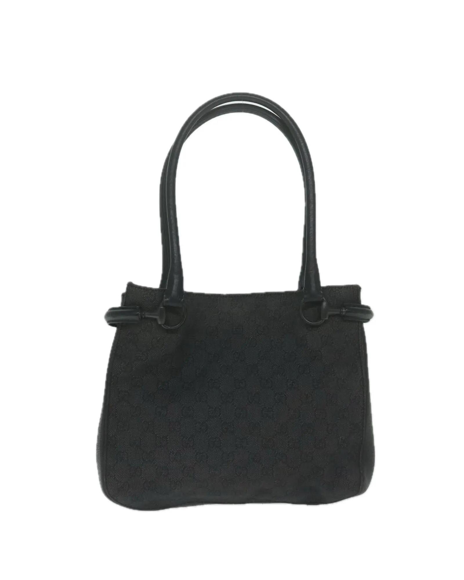 Black GG Canvas Shoulder Bag