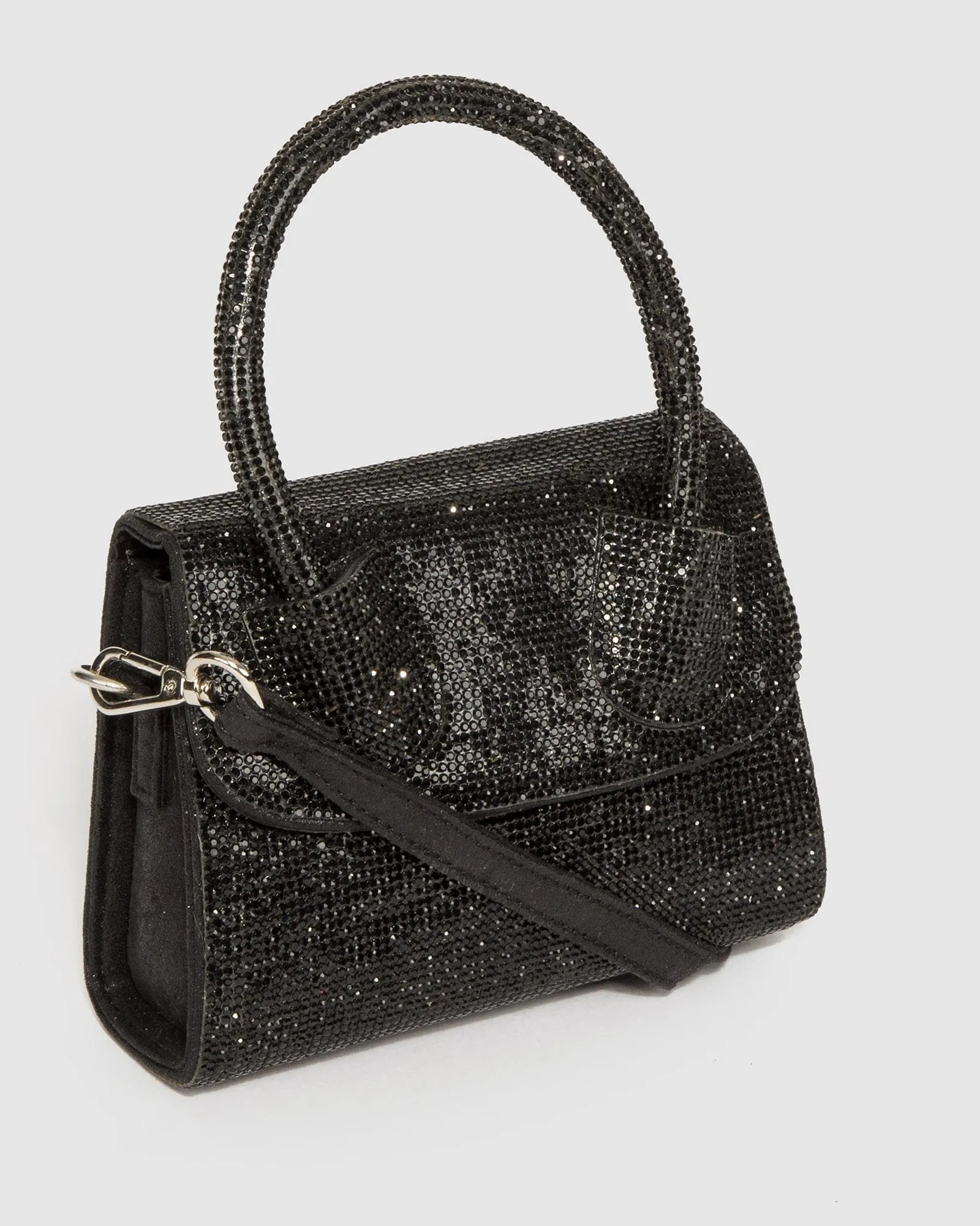 Black Kiki Crystal Bag