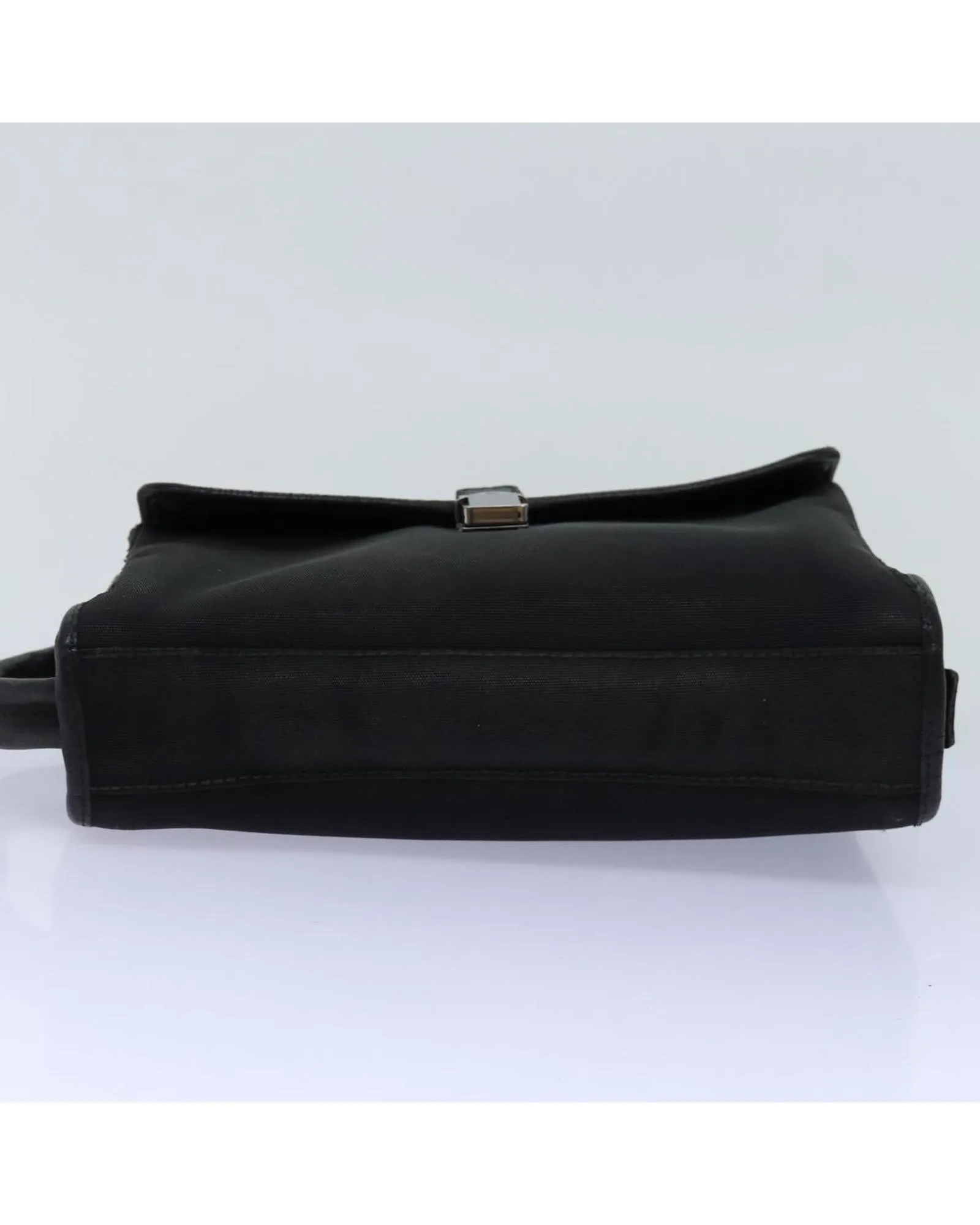 Black Nylon Clutch Bag with Accessory - Italian Made