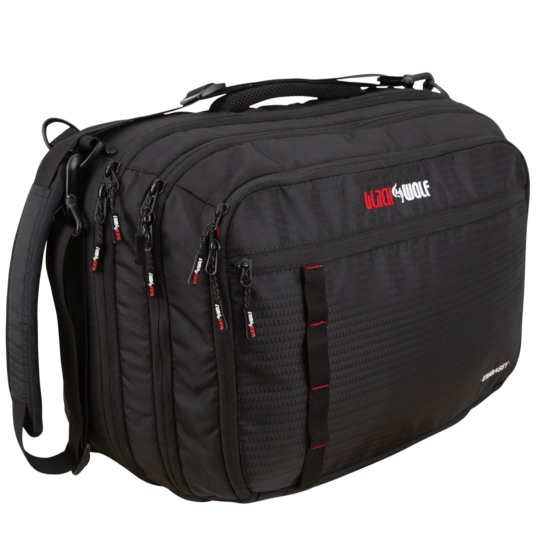 Black Wolf - Embassy II Tech Bag - Jet Black