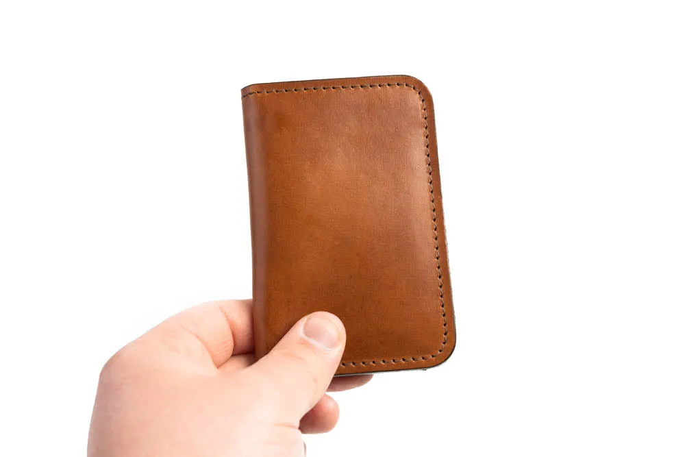 Blemished | No.52 | 'Buck Brown' Vertical Leather Wallet