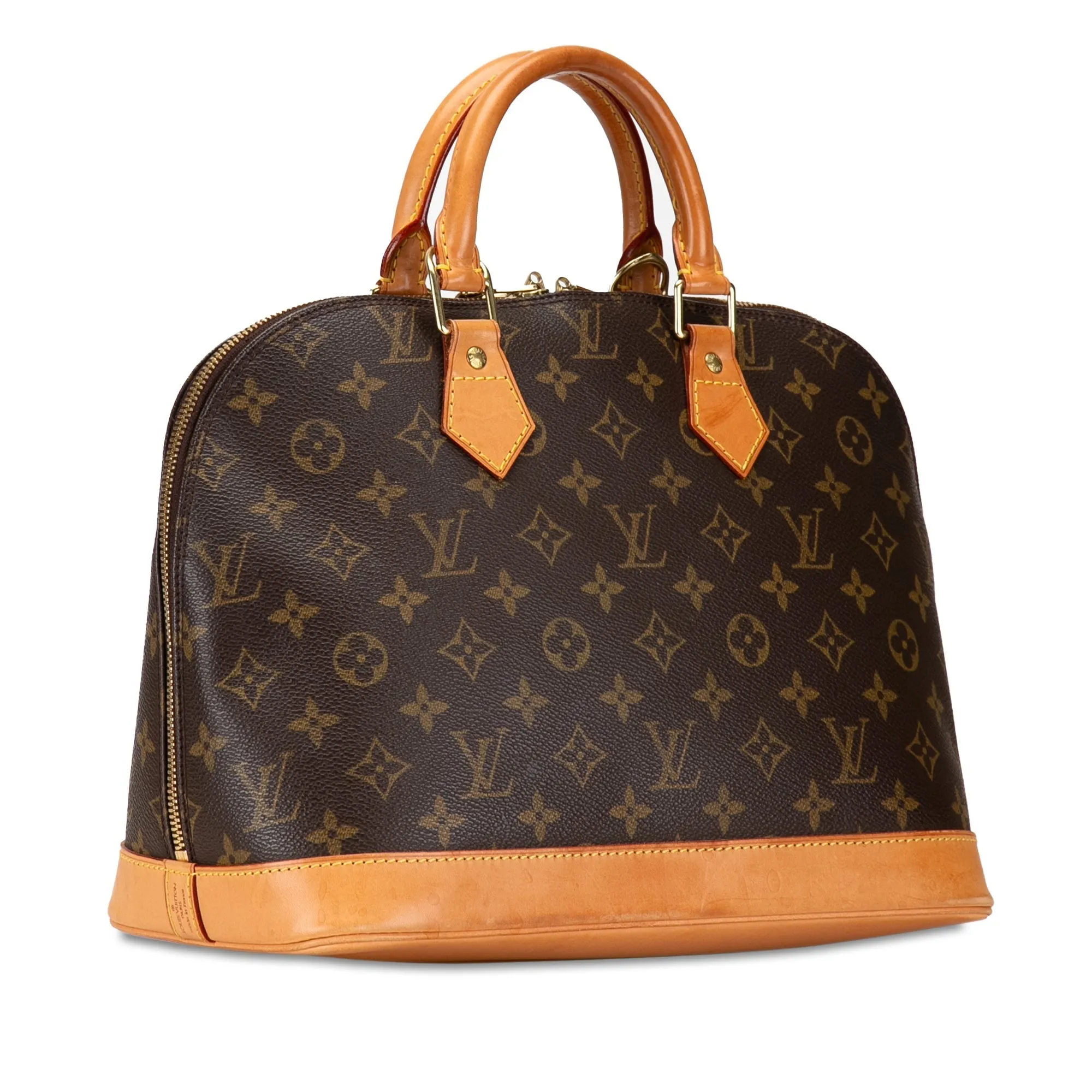 Brown Louis Vuitton Monogram Alma PM Handbag