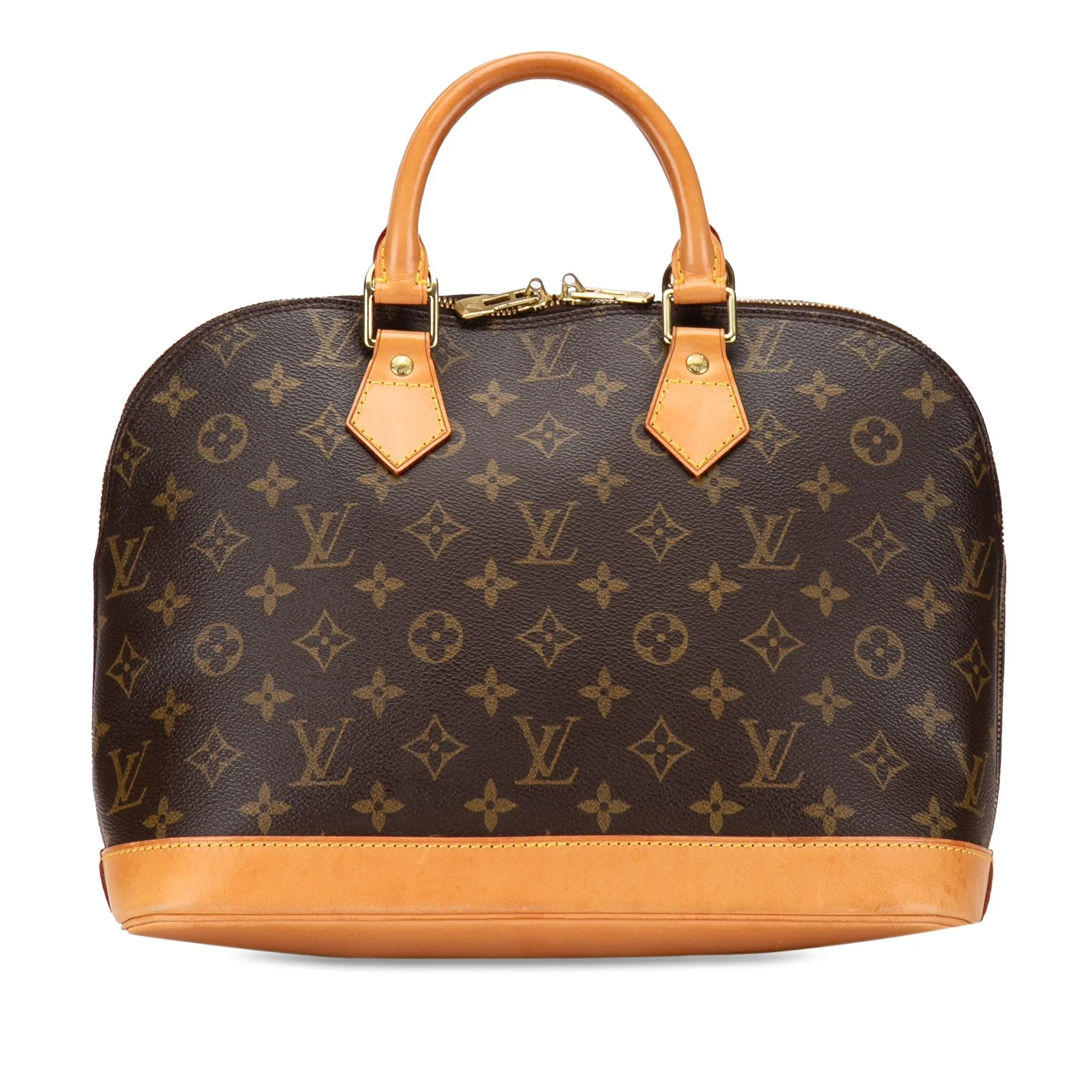 Brown Louis Vuitton Monogram Alma PM Handbag