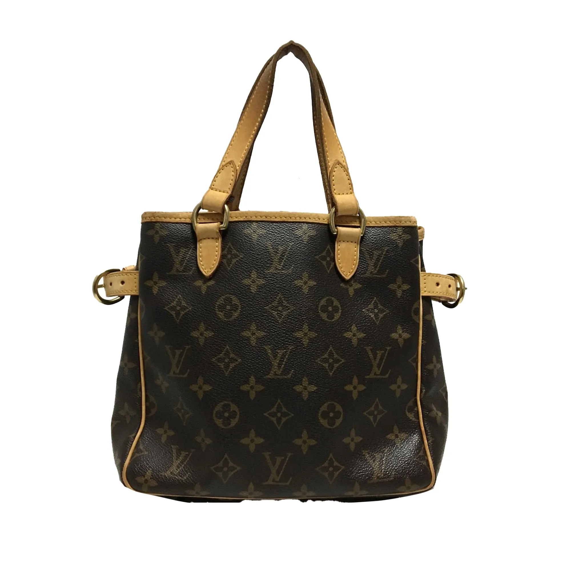 Brown Louis Vuitton Monogram Batignolles Vertical Tote Bag