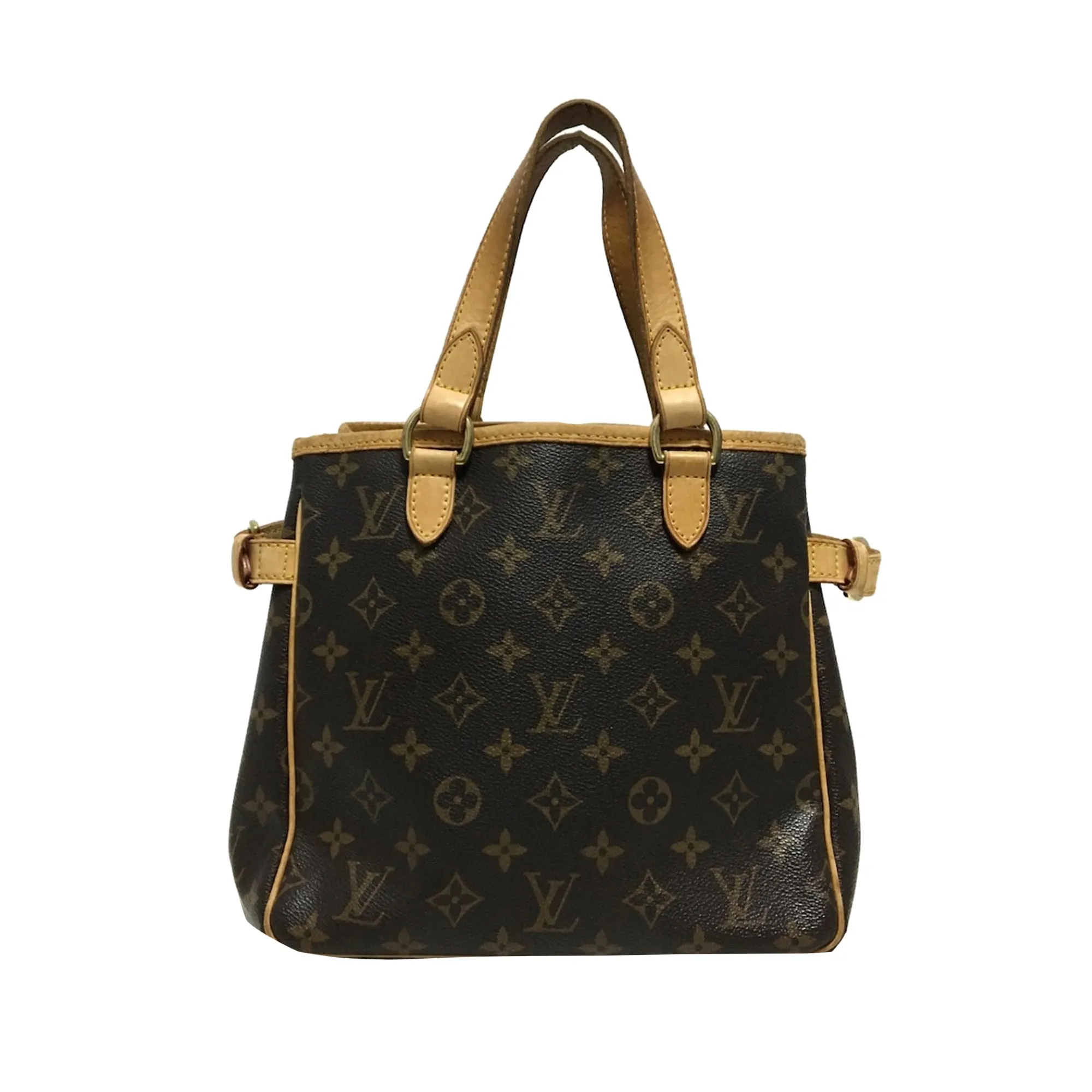 Brown Louis Vuitton Monogram Batignolles Vertical Tote Bag