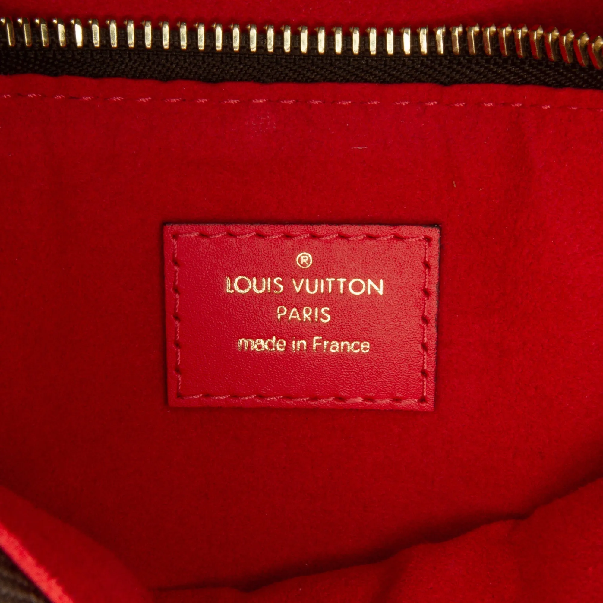 Brown Louis Vuitton Monogram Flower Tote Satchel