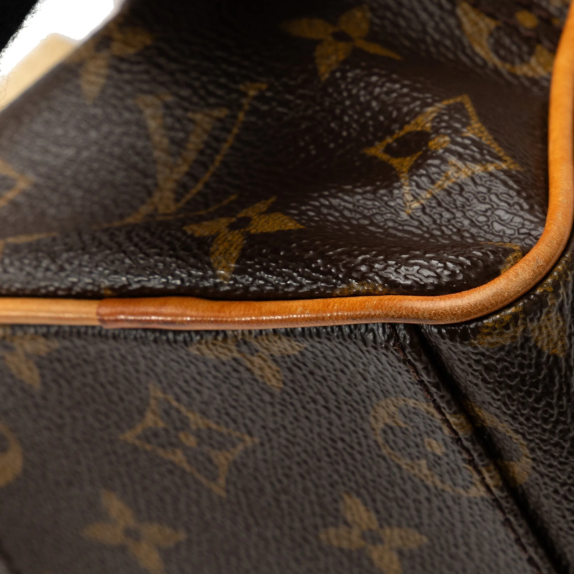 Brown Louis Vuitton Monogram Manhattan PM Handbag