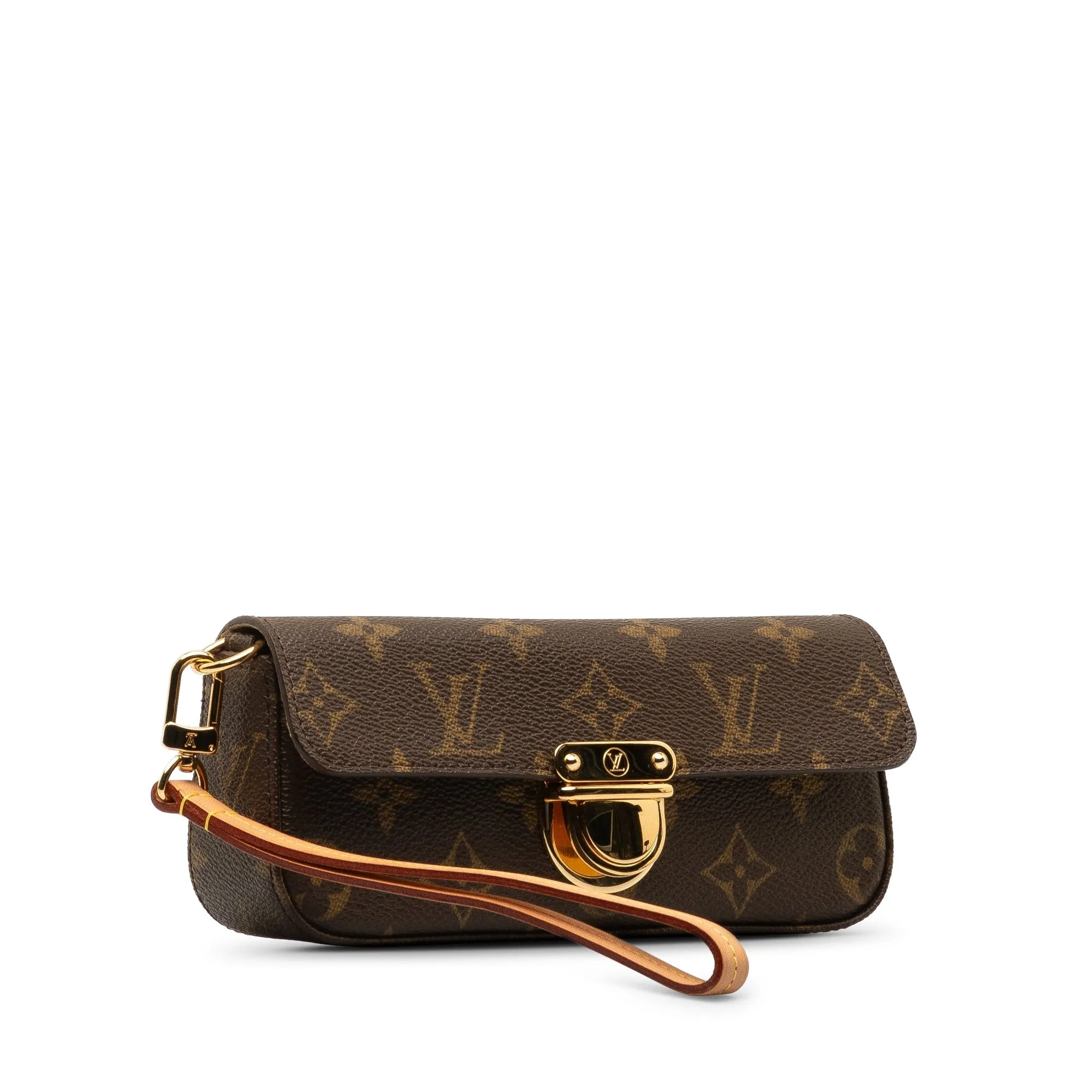 Brown Louis Vuitton Monogram Pochette Lagoon Clutch Bag