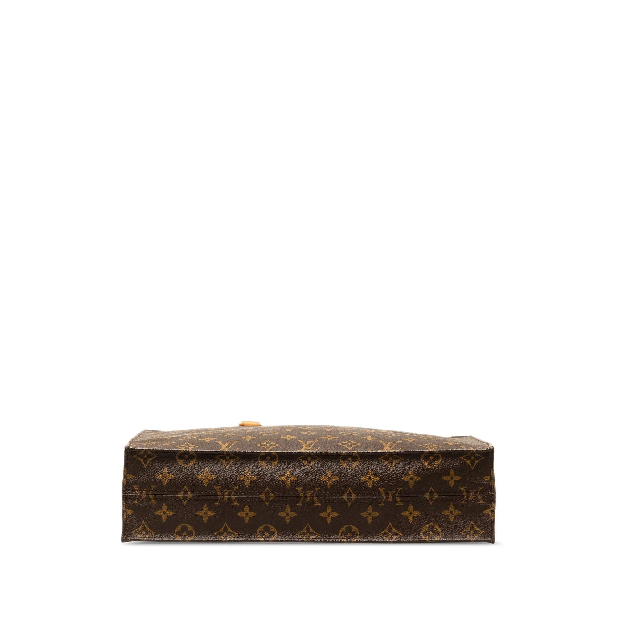 Brown Louis Vuitton Monogram Sac Plat Tote Bag