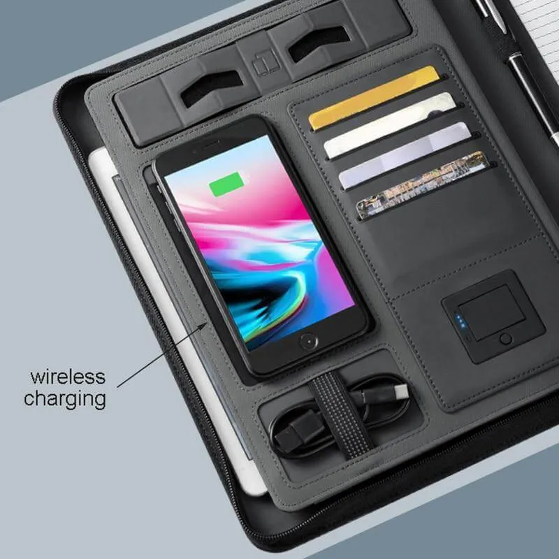 Business Manager Multifunctional Wireless Charging Notebook