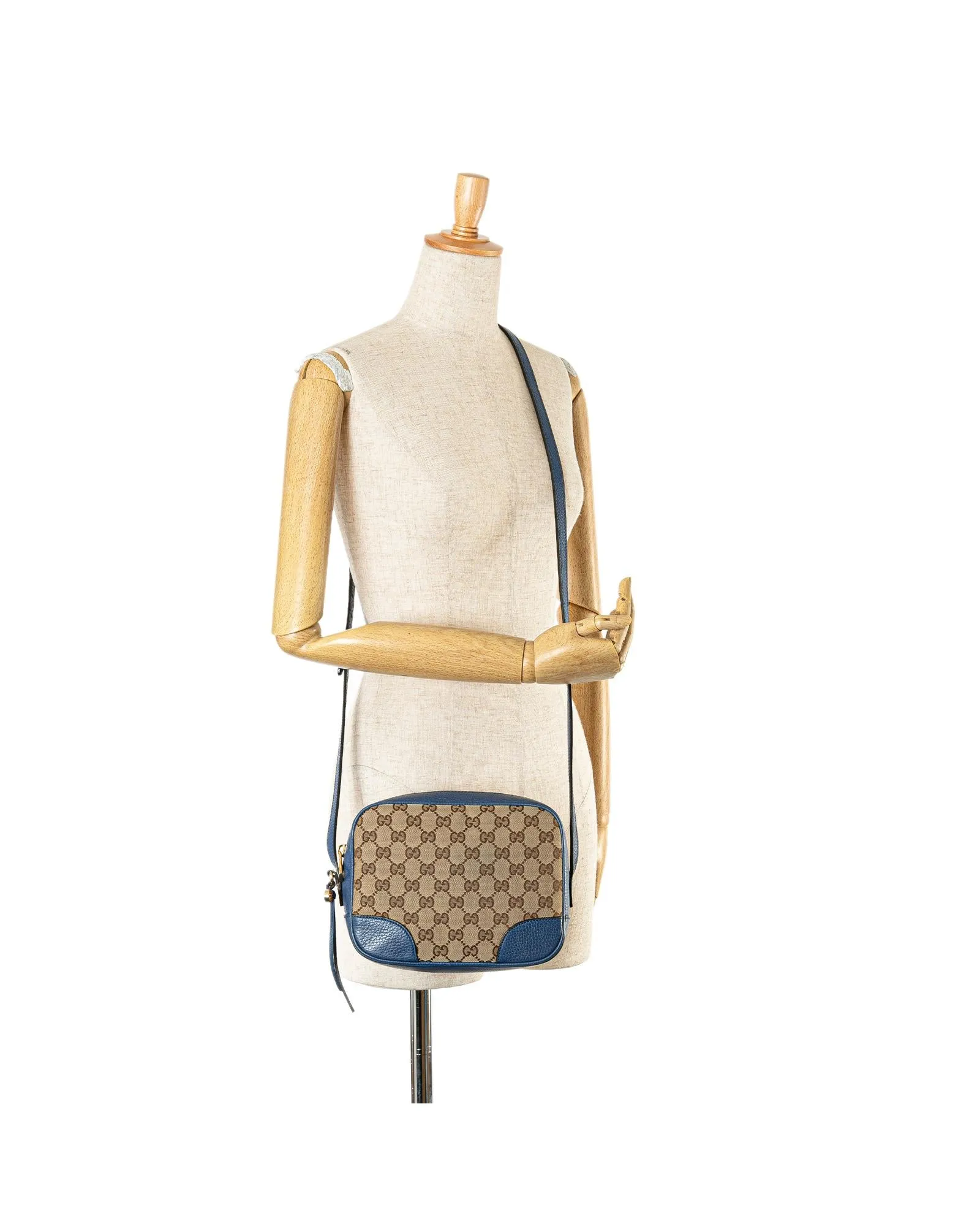 Canvas Bree Crossbody with Leather Trim and Adjustable Strap