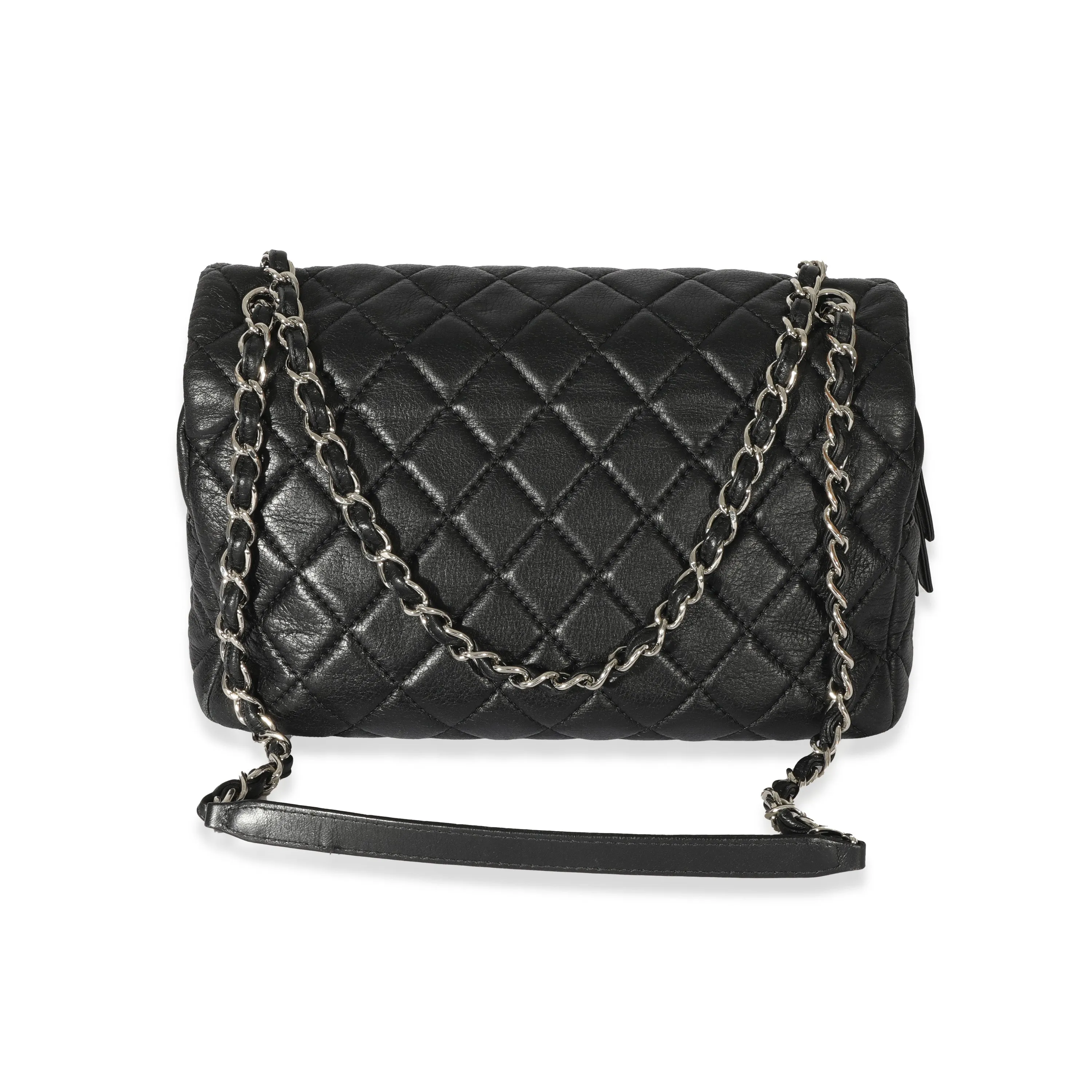 Chanel Black Leather Casual Journey Flap Bag