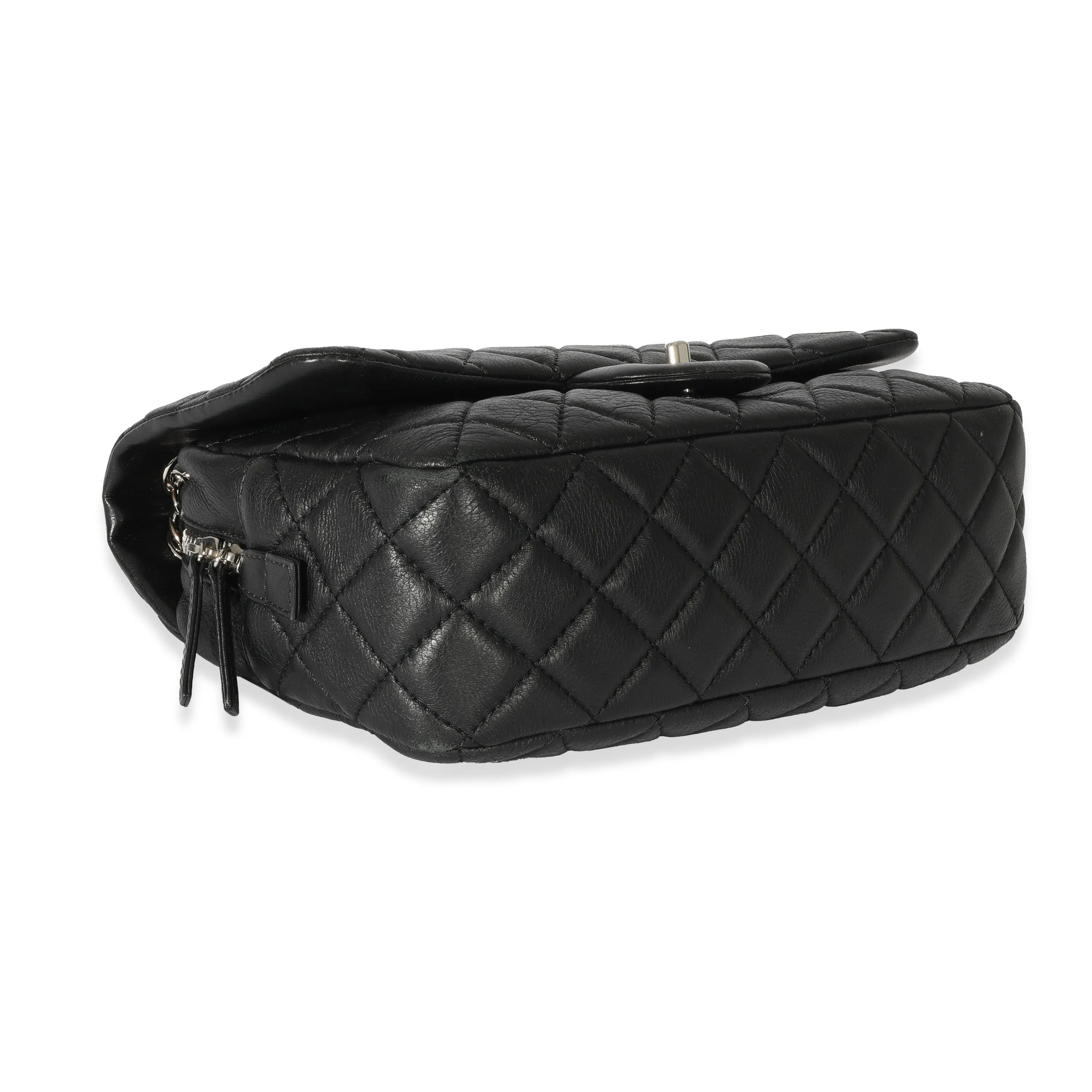 Chanel Black Leather Casual Journey Flap Bag