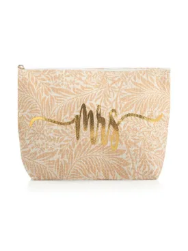 Clara Mrs Zip Pouch - Natural