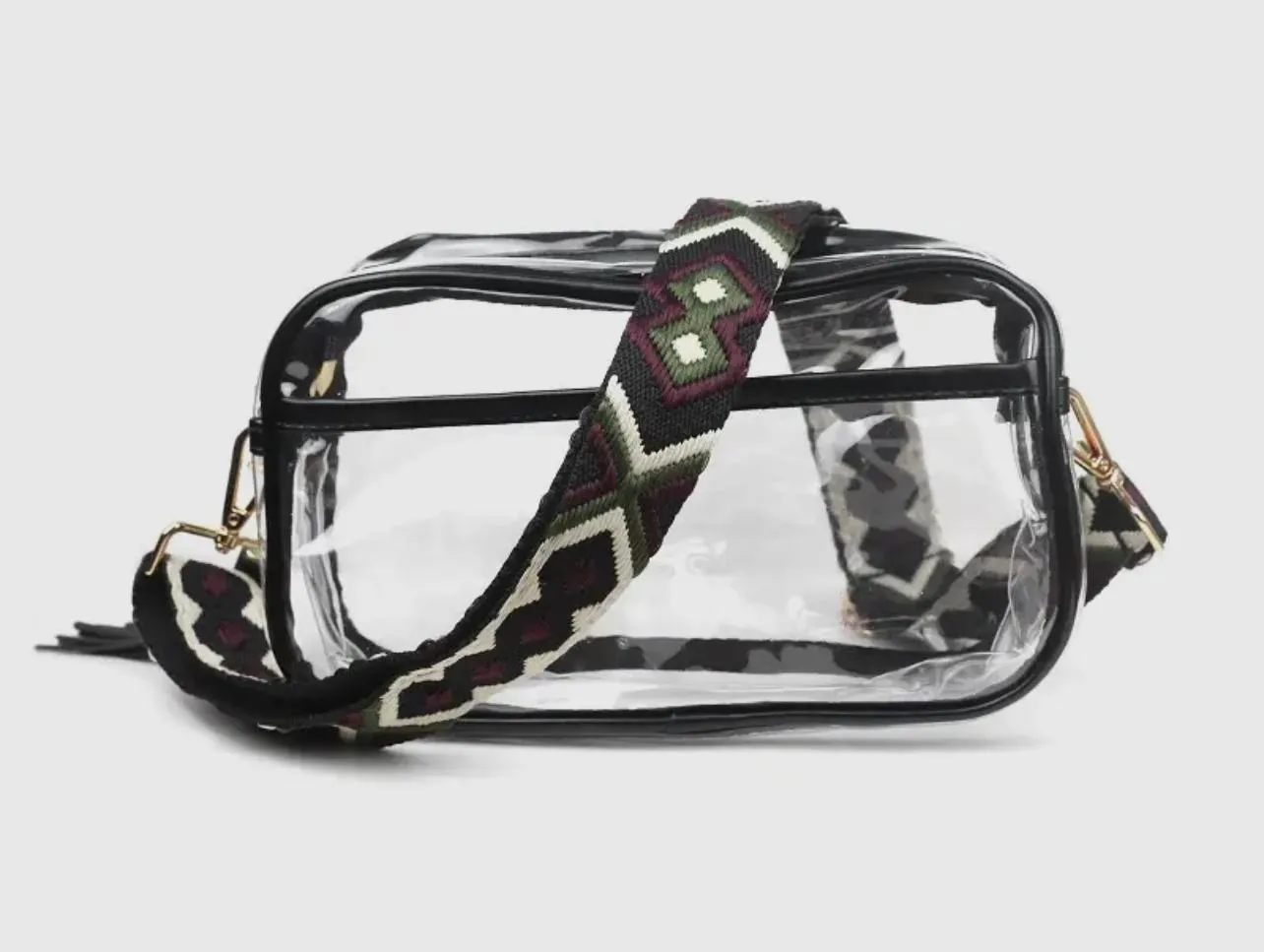 Clear stadium approved crossbody