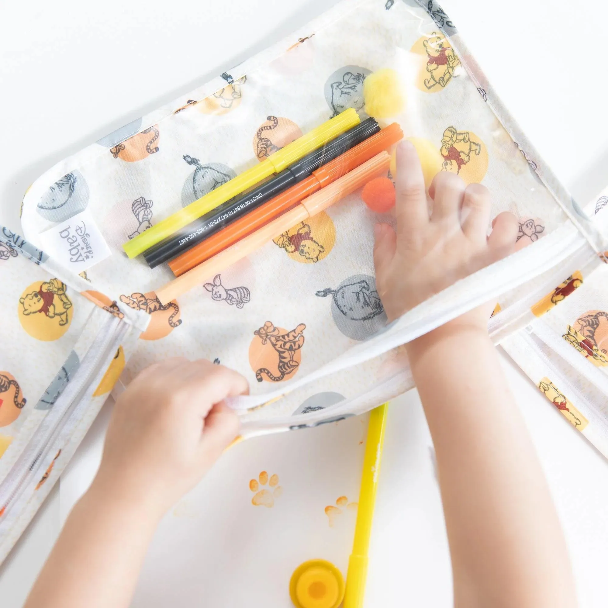 Clear Travel Bag 3-Pack: Winnie and Friends