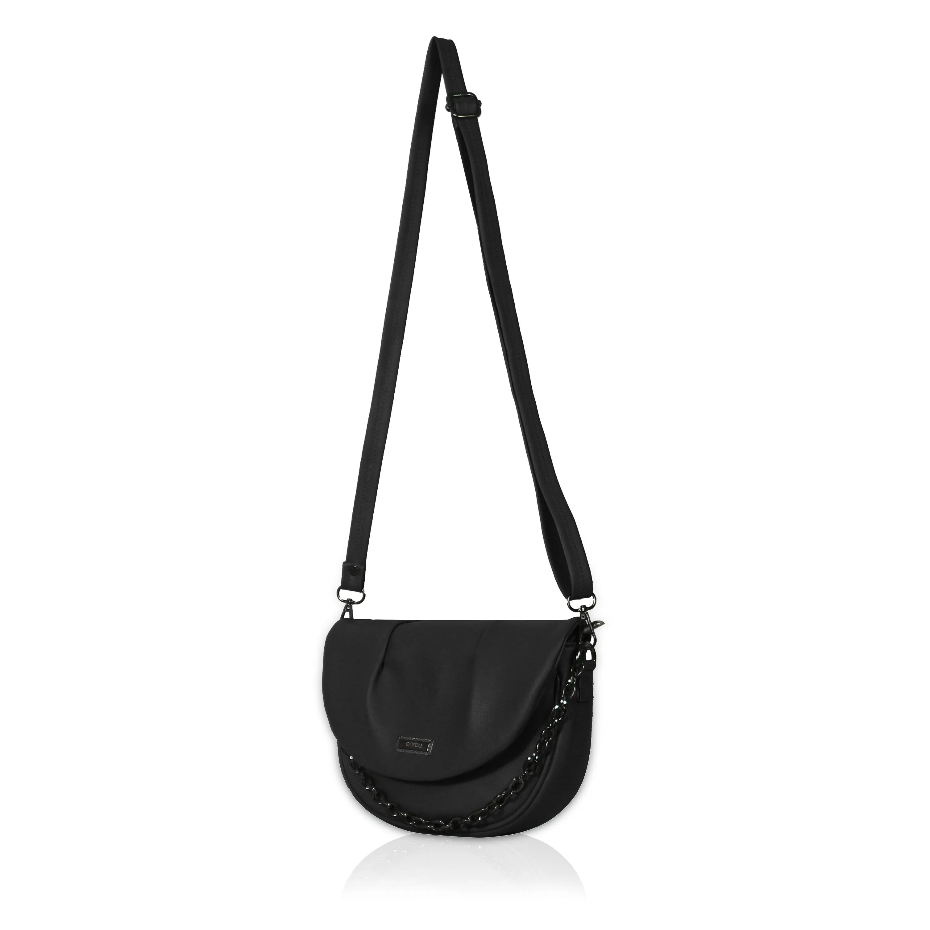 Corba Women Sling Bag Black