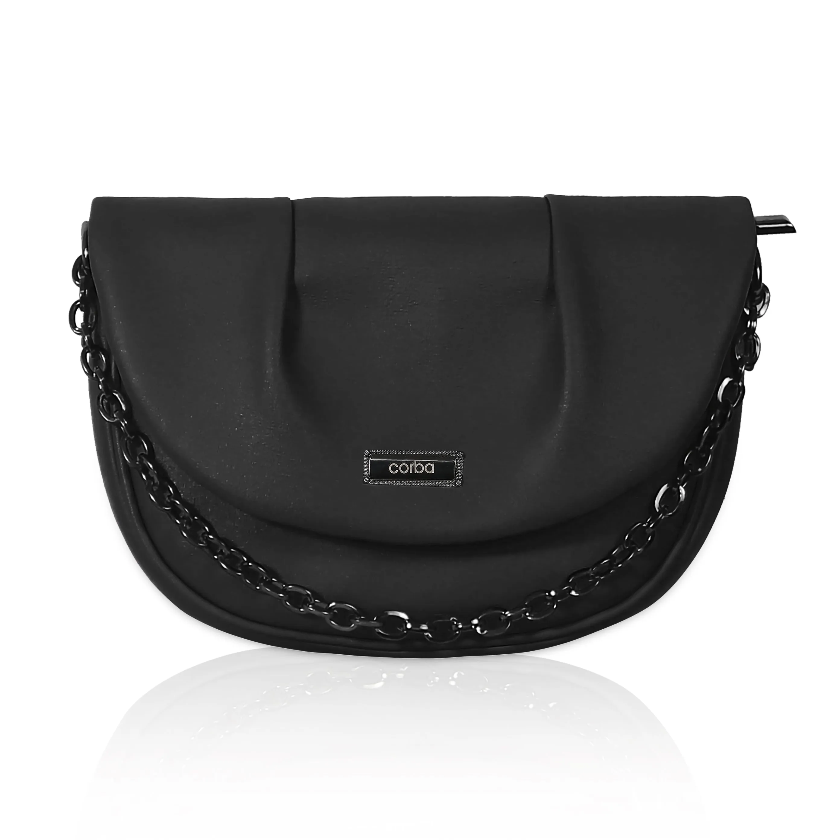 Corba Women Sling Bag Black