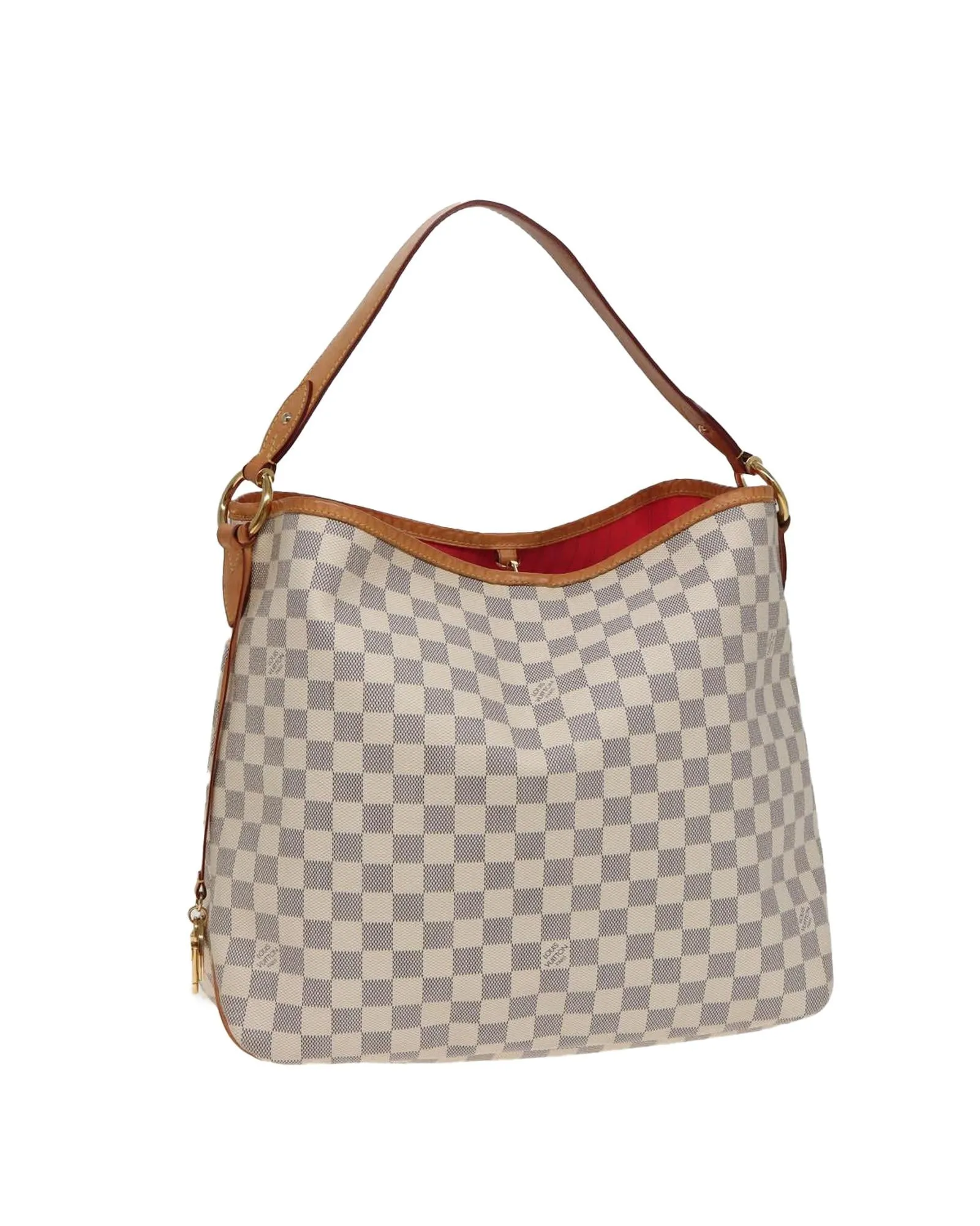 Damier Azur Canvas Delightful PM Shoulder Bag with Dust Bag