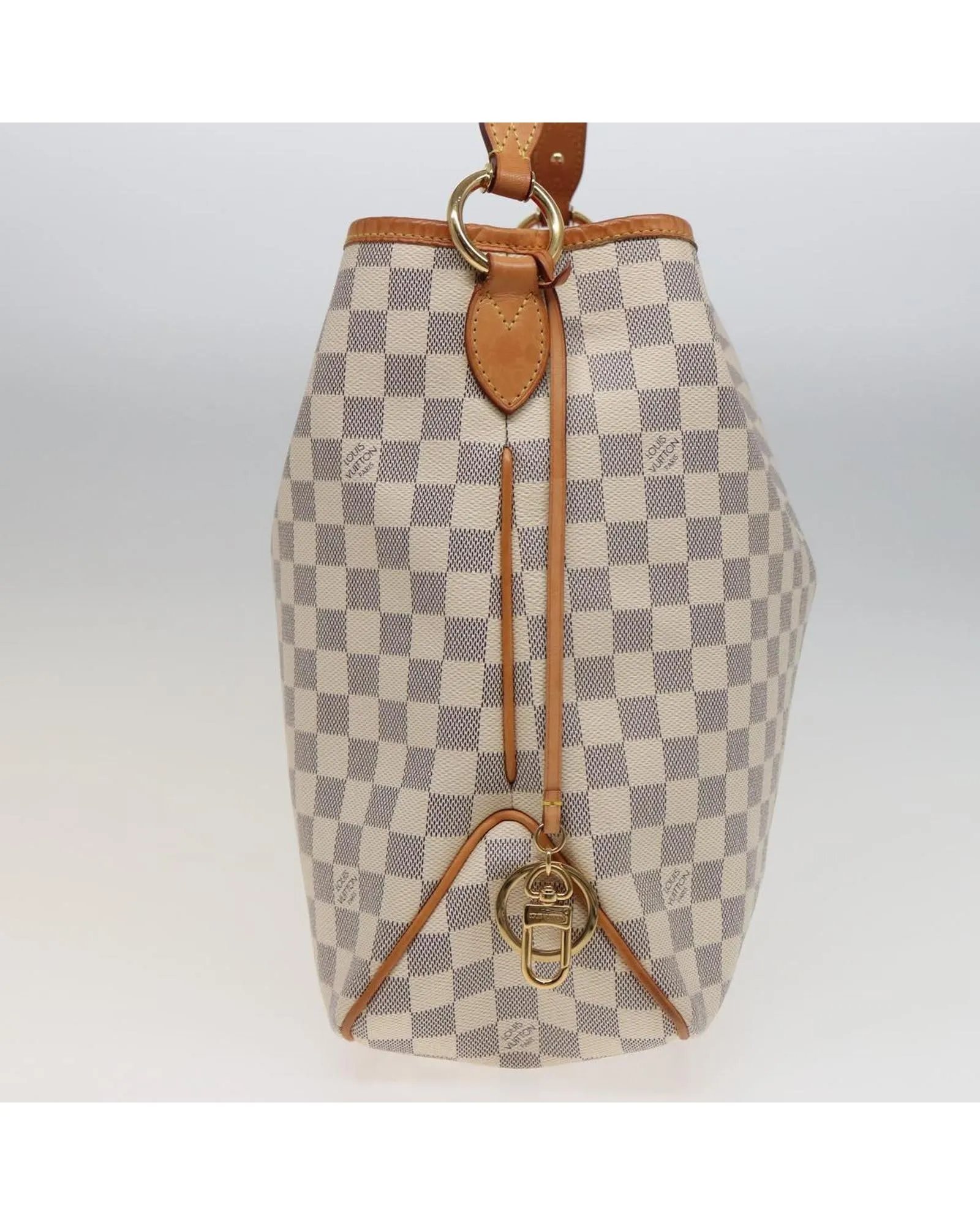 Damier Azur Canvas Delightful PM Shoulder Bag with Dust Bag