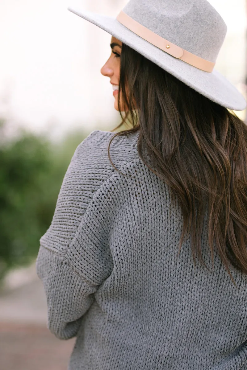 Delaney Heather Gray Hat