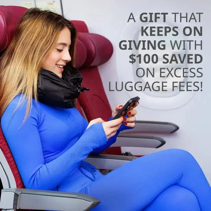 Discover Ultimate Comfort Anywhere with Our Portable, Refillable Stuffable Neck Pillow for Travel!