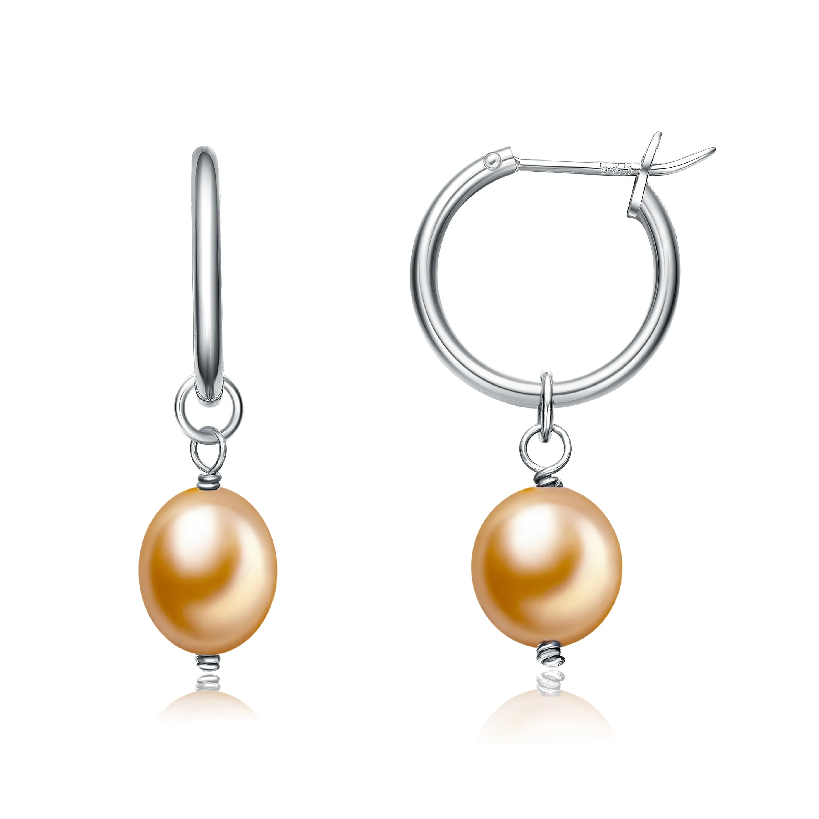 Emma Blue Pearl Earrings