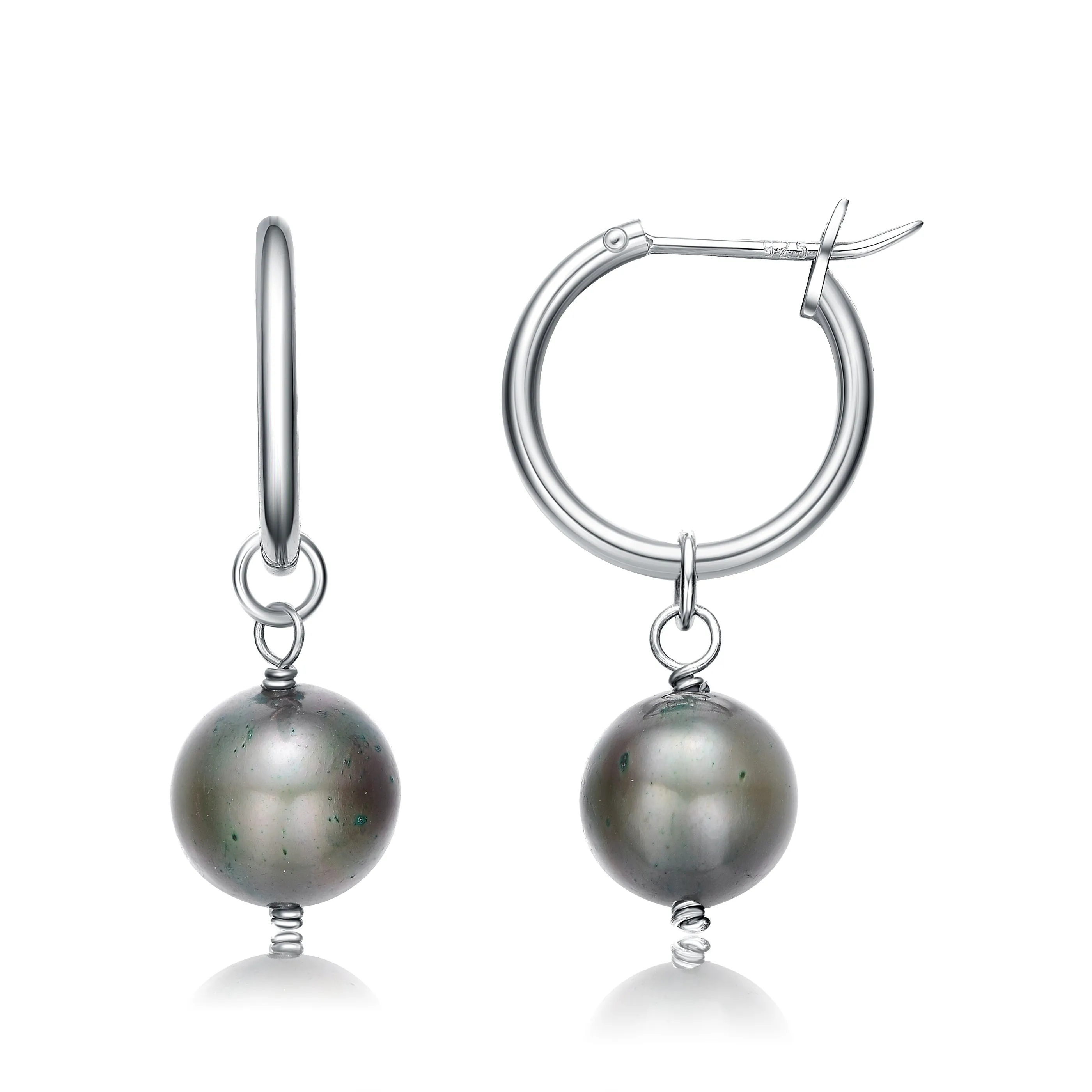 Emma Blue Pearl Earrings