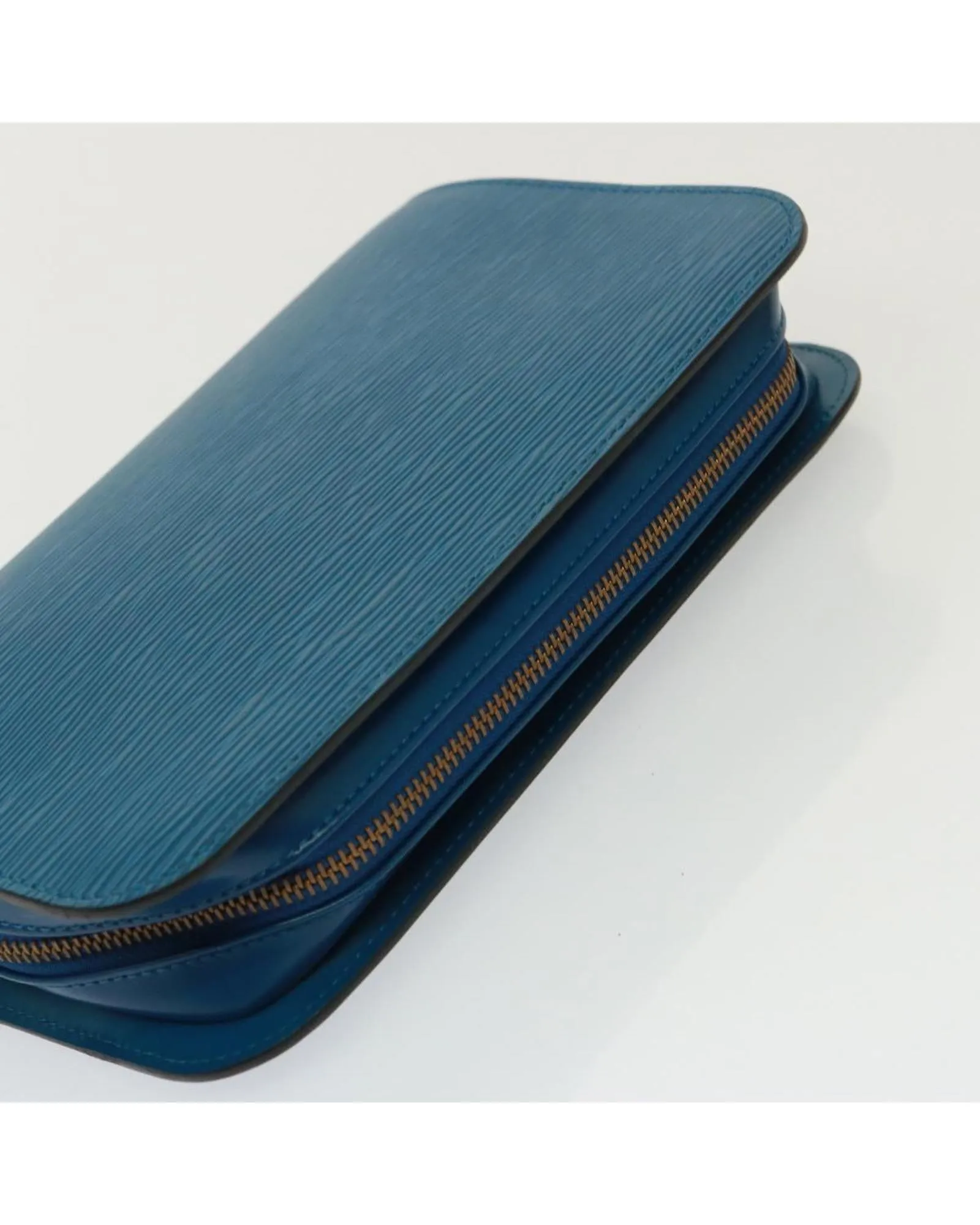 Epi Leather Clutch Bag in Blue by Louis Vuitton