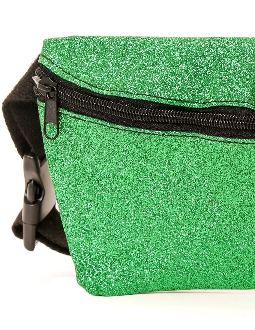 Fanny Pack | Slim |DAZZLER Green Glitter