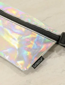 Fanny Pack | Slim |METALLIC Silver LASER