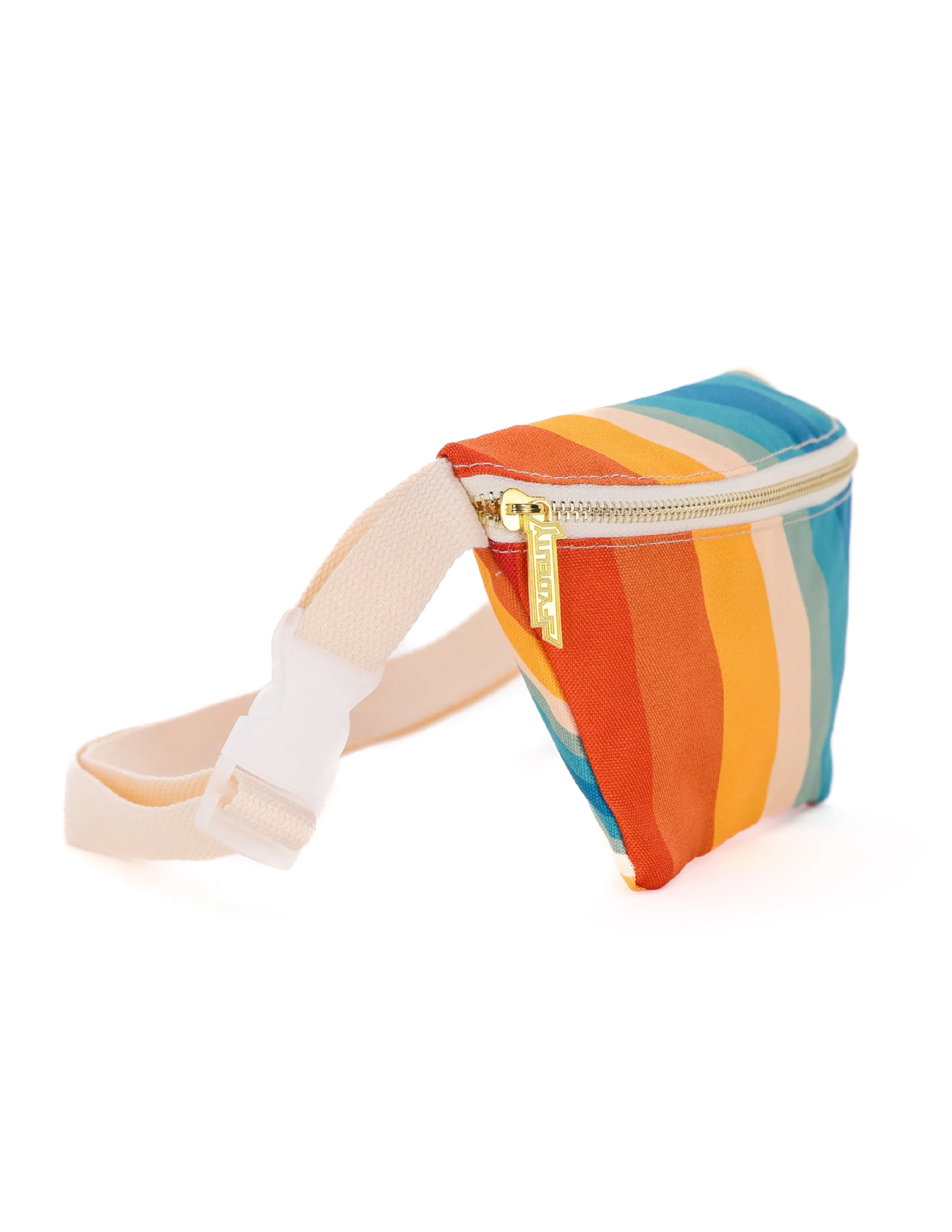 Fanny Pack | Slim | Recycled RPET | Retro Rainbow