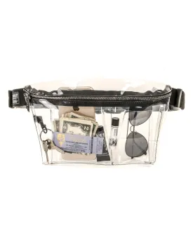 Fanny Pack | XL Plus-Size |TRANSPARENT CRYSTAL Clear