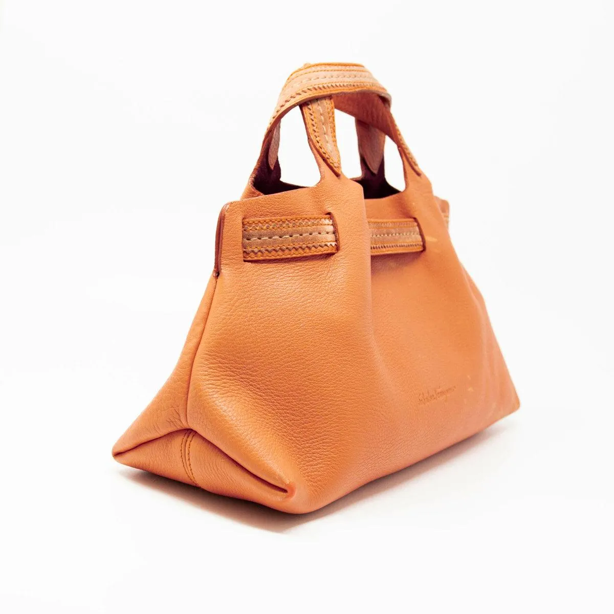 Ferragamo Orange Vintage Bag