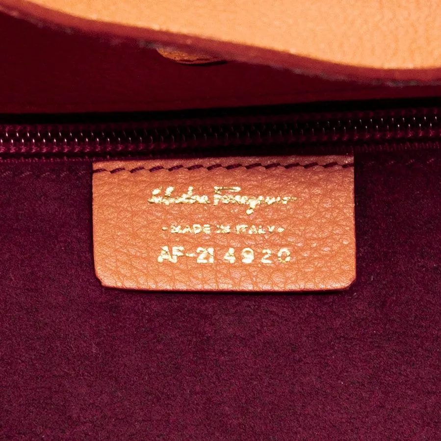 Ferragamo Orange Vintage Bag