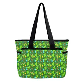 Flower And Garden Large Capacity Insulated Tote Bag